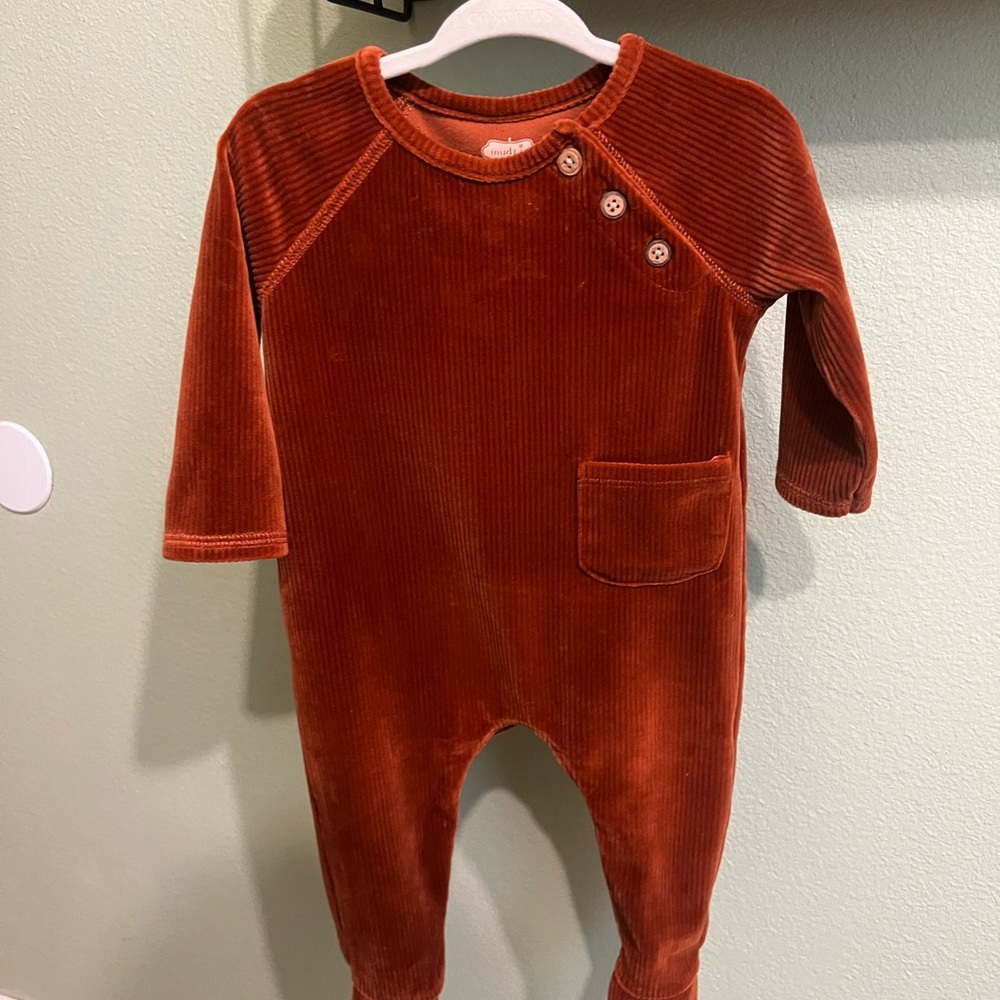 Rust Orange Kids One Piece